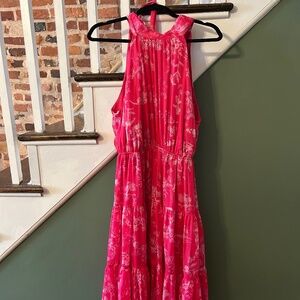 Pink midi Lulu’s dress